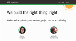 Desktop Screenshot of codeallday.com